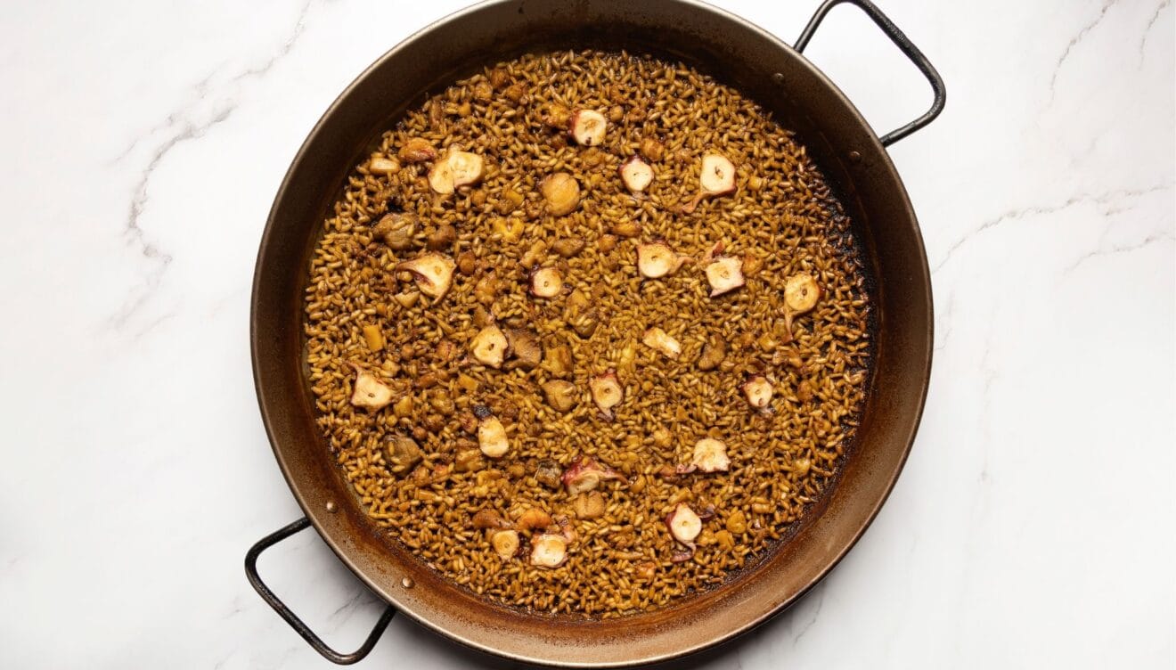 Paella con pulpo de Restaurante Noray