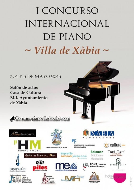 I Concurso Internacional de Piano Villa de Xàbia