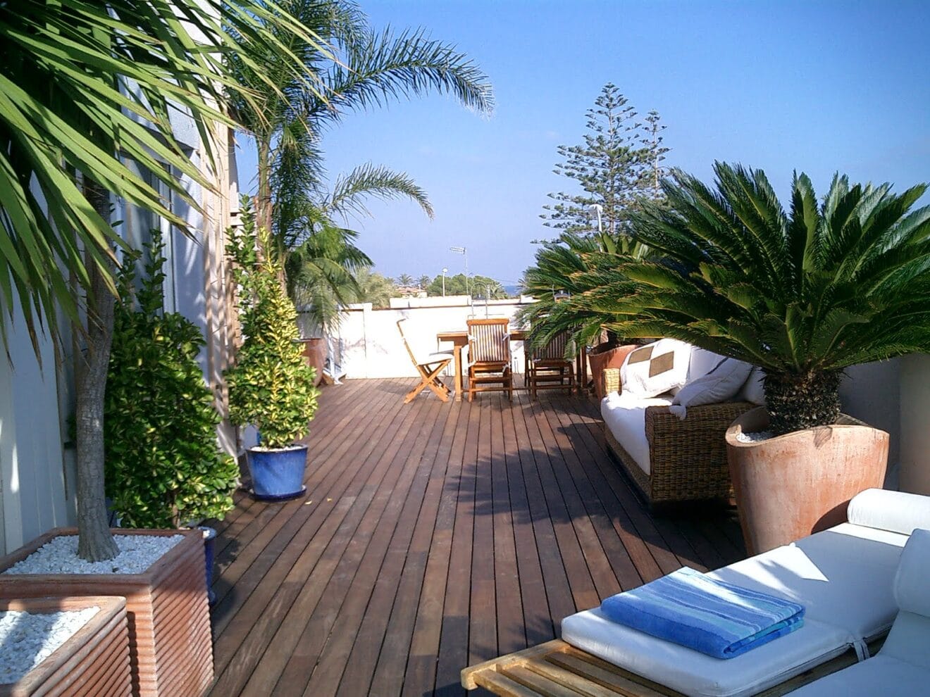 Terraza de chalet Vacation VIllas