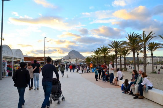 Ocupación turística en Xàbia en Semana santa 2013