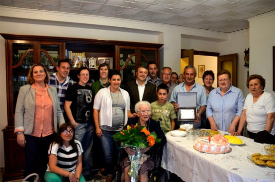 La javiense Francisca Costa celebra sus 100 años