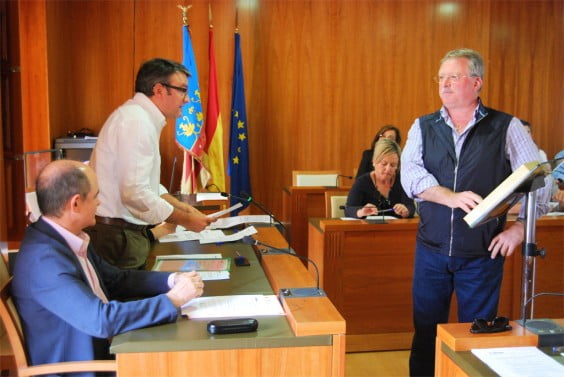 Toma de posesión de Antoni Torres como concejal en Jávea