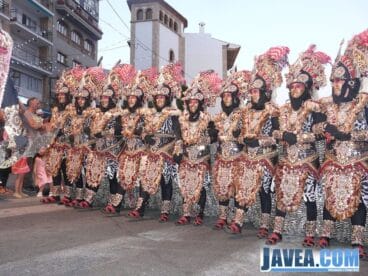 Moren en christenen Jávea 2013 Parade zaterdag 20 juli 20