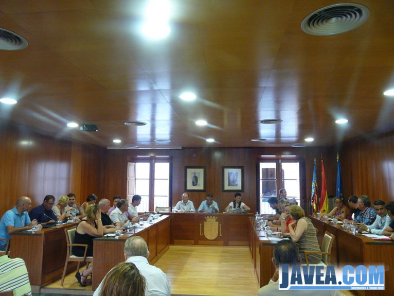 Pleno del ayuntamiento de Jávea del 25 de julio de 2013