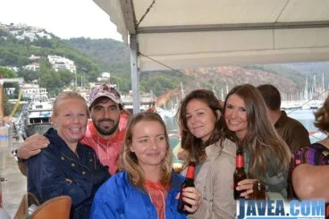 Grupo de amigas en el baret dels bous