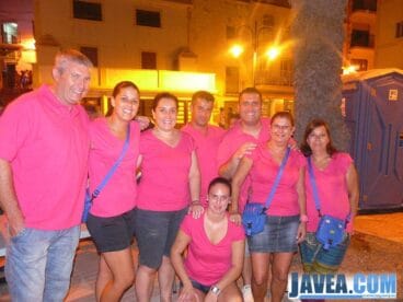 Mayoralesas y Mayorales antes de comenzar la cena de hermandad