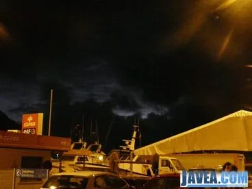 Rayos y relámpagos sobre el cabo de san antonio