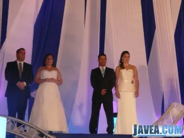 Rosa Estalrich Ferrer y Vicente Estalrich Ferrer junto a Francisco Paredes Moreno y Yolanda Ortiz Bustos