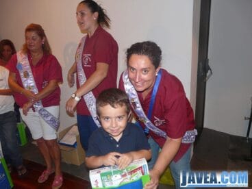 Uno de los niños ganadores de la categoría de 5 años