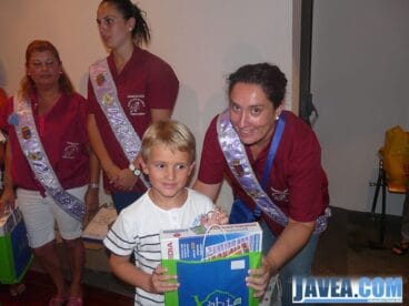 Uno de los niños premiados de la categoría de 5 años