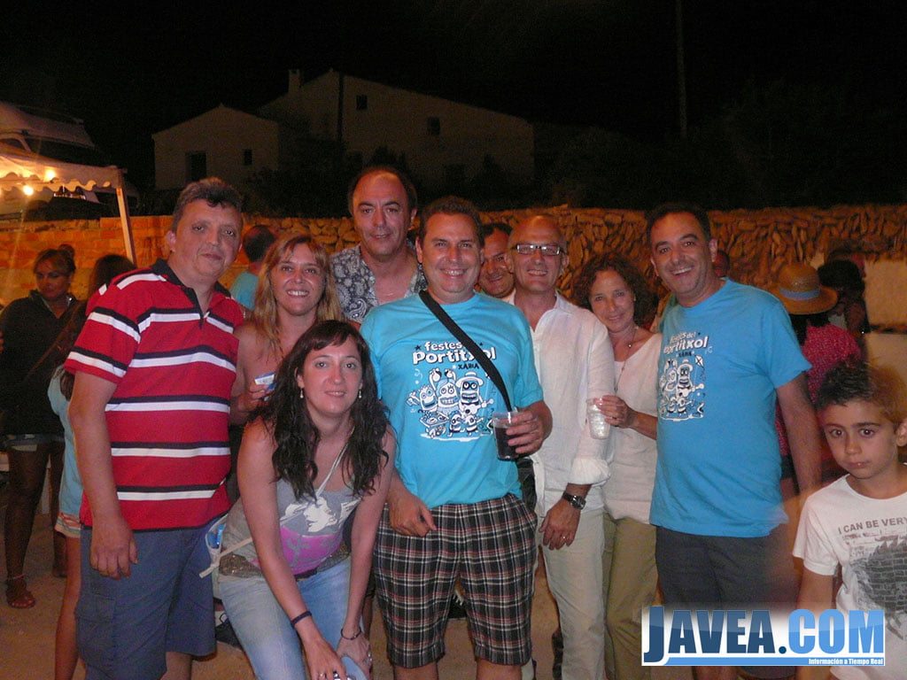 Vecinos de Jávea en las fiestas del Portichol 2013