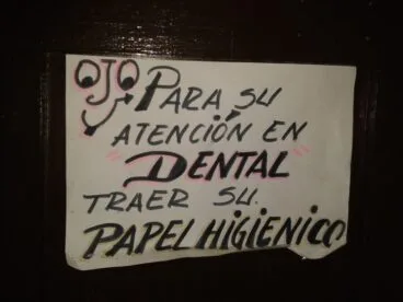 cartel del dentista