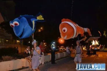 Animación durante las carrozas