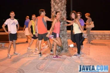 Antes de la carrera nocturna