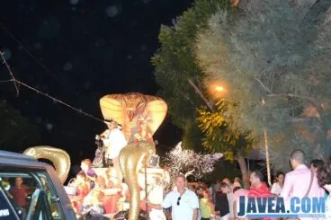 Carroza de la abanderada mora y cristiana