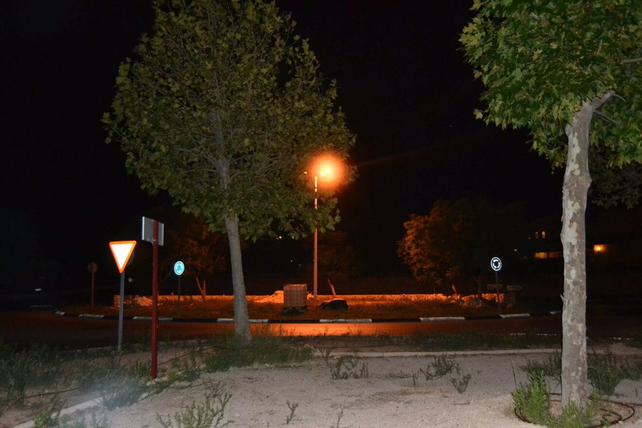 Rotonda del Camí Cabanes que nuestro vecino denuncia 