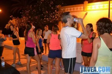 Final de la carrera nocturna