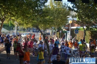 Final del pasacalle con la batukada