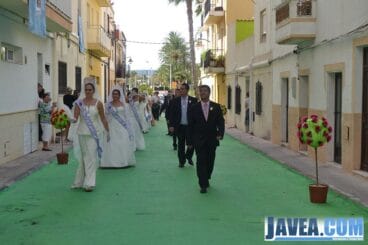 Los Mayorales y Mayoralesas por las calles de Aduanas