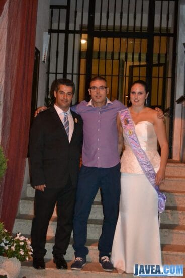 Mayoral Francisco Paredes y Mayoralesa Yolanda Ortiz en la noche de ronda
