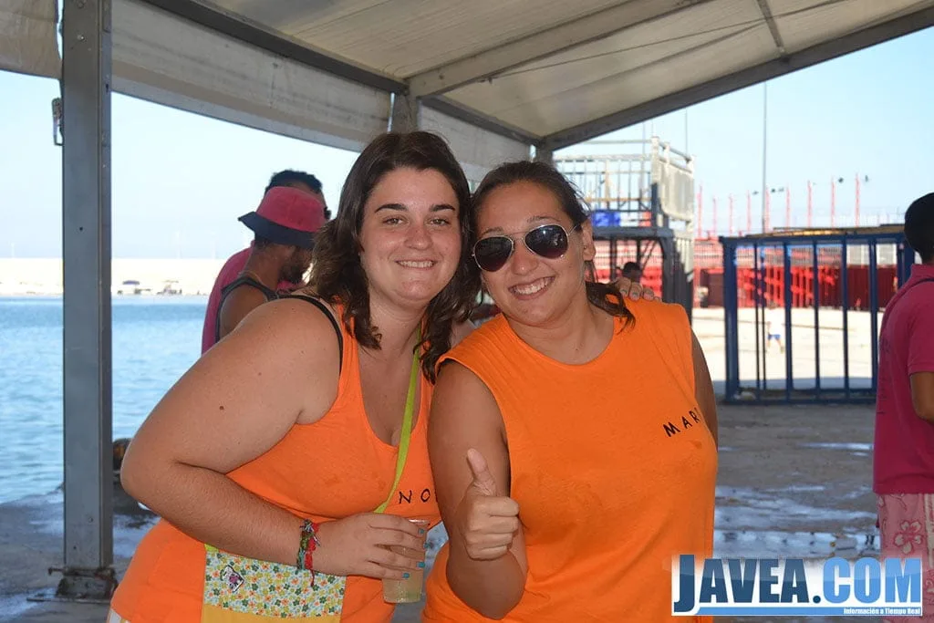 Miembros de la peña Pili la Banyá