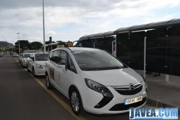 Nueva parada de taxis en la estación de autobuses