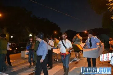 Peña La Bufa durante el desfile