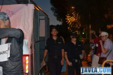 Peña La Mamera en el desfile de carrozas