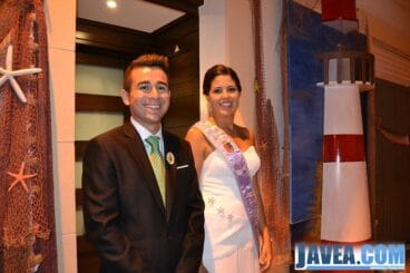 Teresa Marín y Francisco Ivars durante la noche de ronda