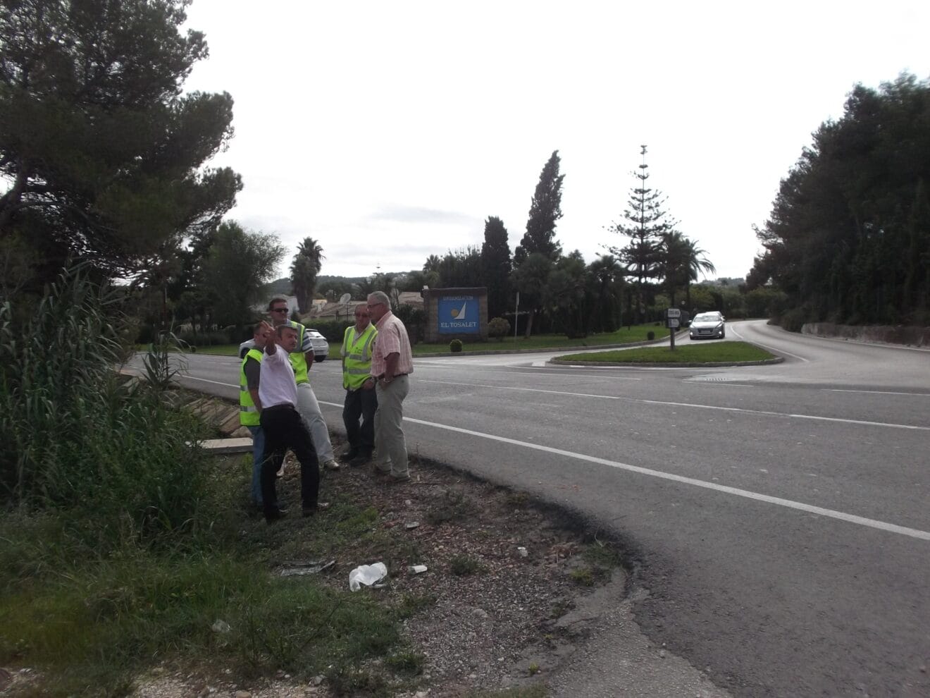 Ubicación de la nueva rotonda en el Tosalet