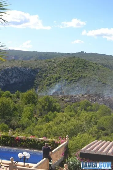 Foco del incendio