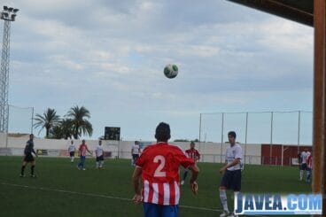 Momento del partido Jávea-Pego