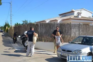 Vecinos desalojados de sus casas