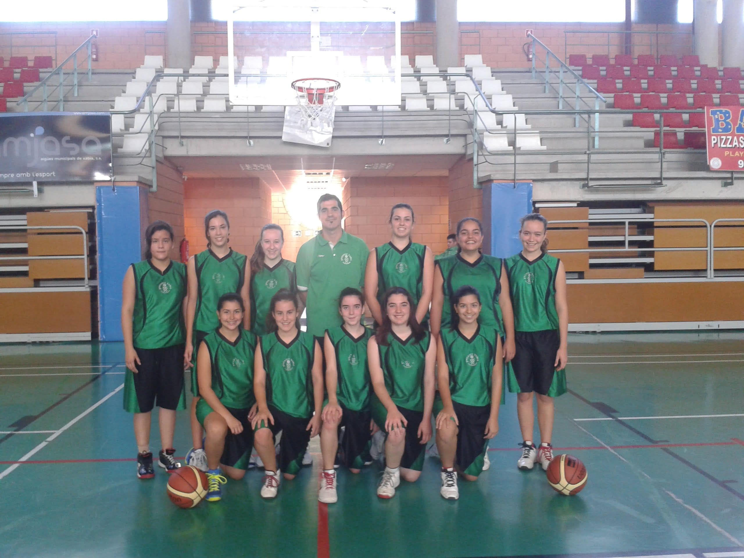 Joventut Xábia cadete femenino son segundas en la clasificación