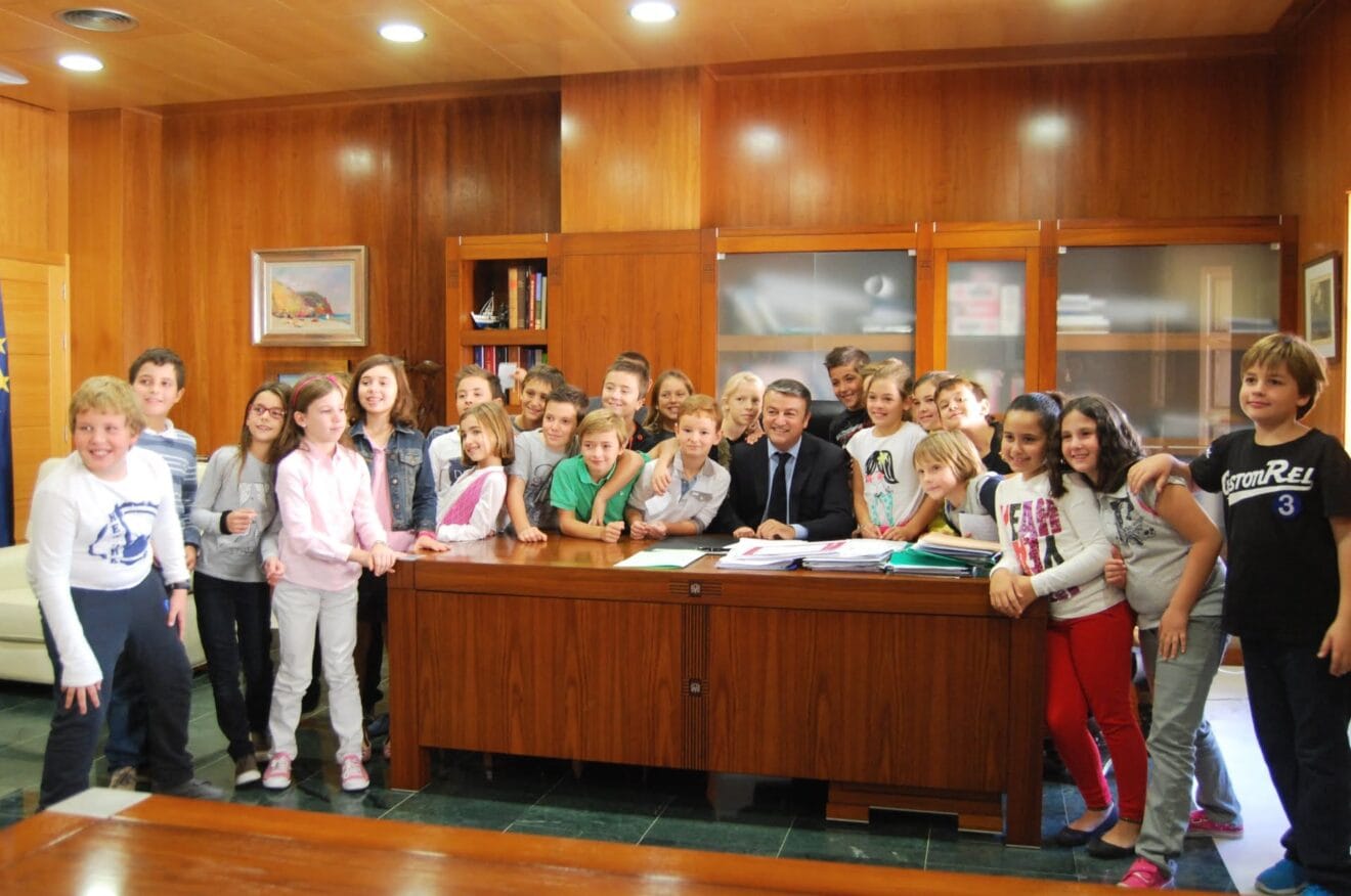 Los alumnos de 4º de primaria del María Inmaculada