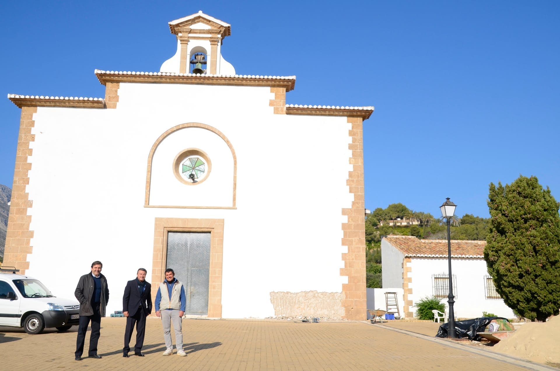 Patrimonio está realizando una serie de obras de mejora en la Ermita del Calvario