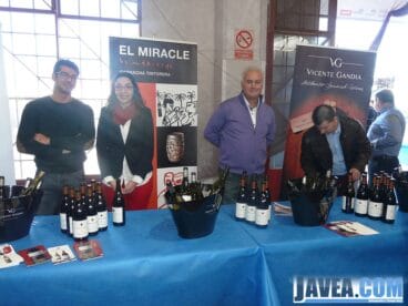Stand de vino en la jornada gastronómica