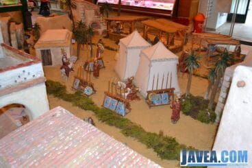 Belén municipal por la Asociación de Belenistas de Jávea