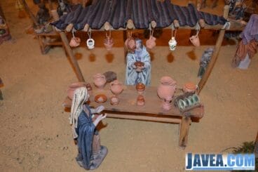 Detalles del Belén municipal de Jávea