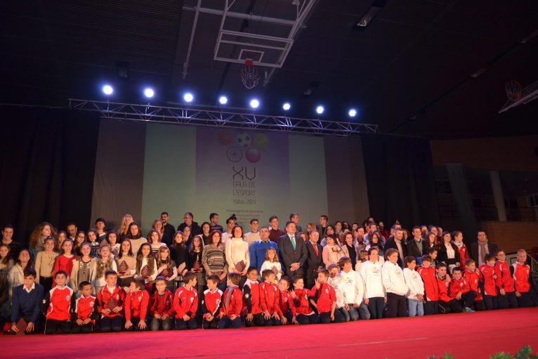 Deportistas galardonados en la XV Gala del Deporte de Jávea