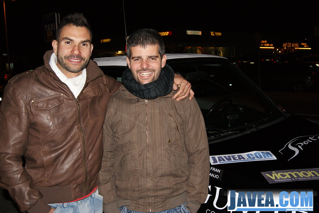 Juanfran Pastor y Juanjo Catalá la noche antes de la salida del Maroc Challenge