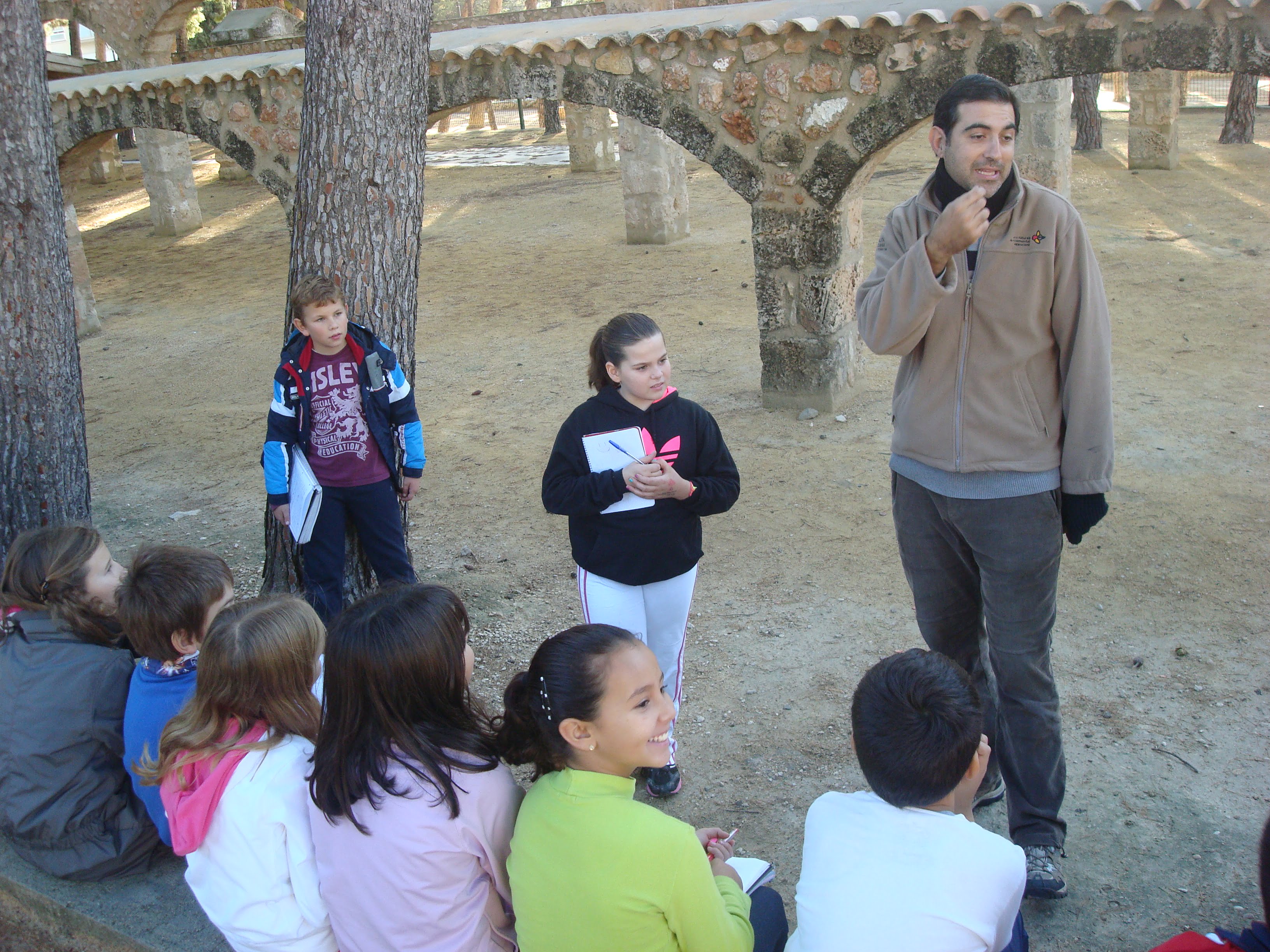 Los alumnos del Colegio Público Vicente Tena en el Riurau de l’Arnauda