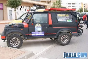 Los coches de la Maroc Challenge debían de tener más de 16 años de antigüedad