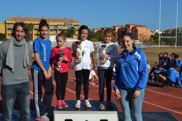 Melina Baguena gano en Prebenjamin femenino