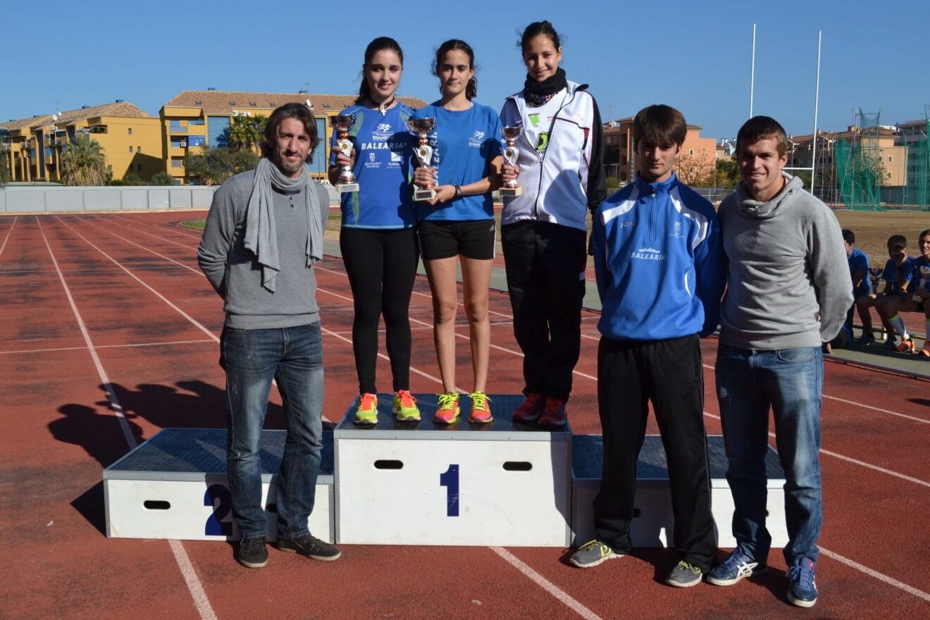 Podium comarcal cadete femenino