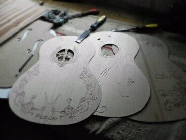 Proceso de creación de guitarras personalizadas