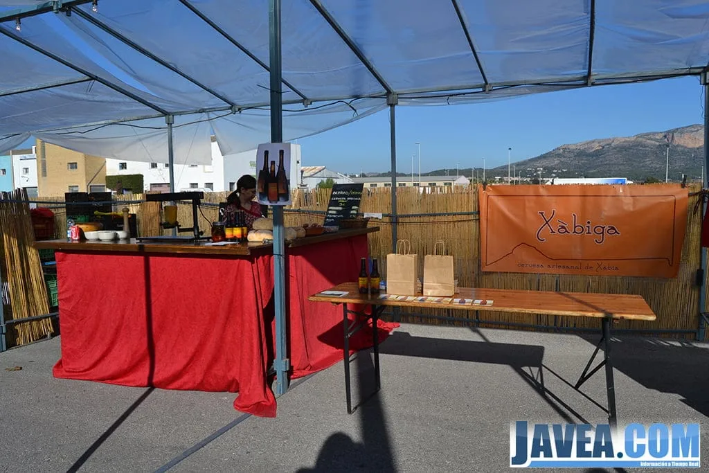 Stand de la cerveza de Xàbia Xabiga en la I Fira del Montgó