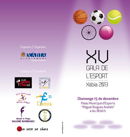 XV Gala de l'esport Xàbia