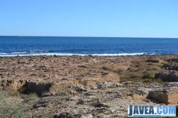 Asentamiento de piedra tosca en la Playa del Primer Muntanyar de Jávea