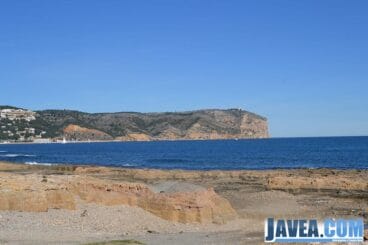 Cabo de San Antonio desde la Playa del Primer Muntanyar o Playa del Benissero de Jávea